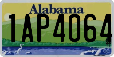 AL license plate 1AP4064