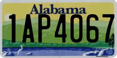AL license plate 1AP4067