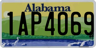 AL license plate 1AP4069