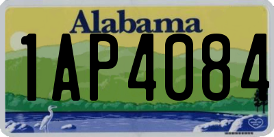 AL license plate 1AP4084