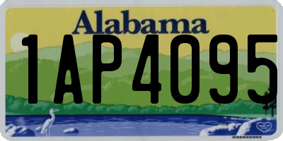 AL license plate 1AP4095
