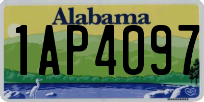 AL license plate 1AP4097