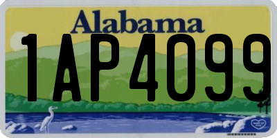 AL license plate 1AP4099