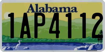 AL license plate 1AP4112