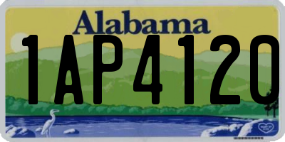 AL license plate 1AP4120