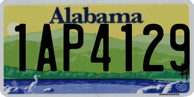 AL license plate 1AP4129