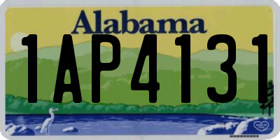 AL license plate 1AP4131