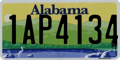 AL license plate 1AP4134