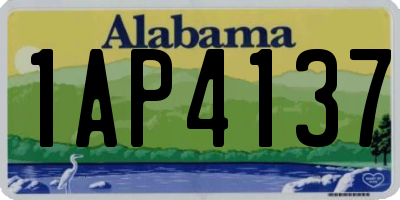 AL license plate 1AP4137