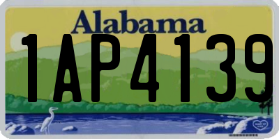 AL license plate 1AP4139