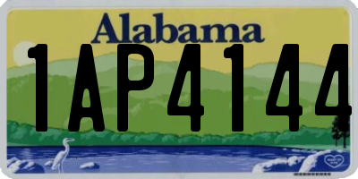 AL license plate 1AP4144