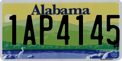 AL license plate 1AP4145