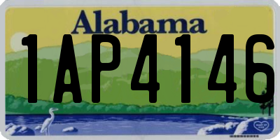 AL license plate 1AP4146