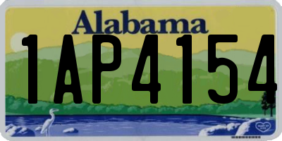 AL license plate 1AP4154