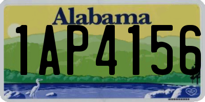 AL license plate 1AP4156