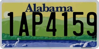 AL license plate 1AP4159