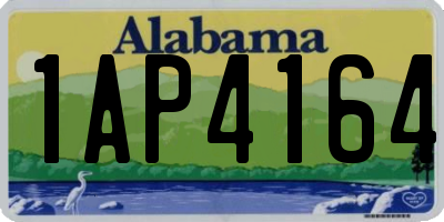 AL license plate 1AP4164