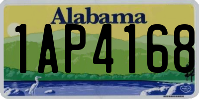 AL license plate 1AP4168