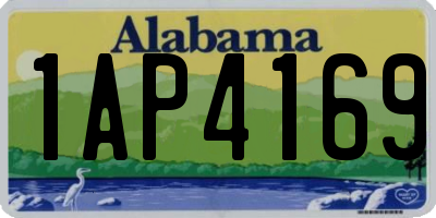 AL license plate 1AP4169