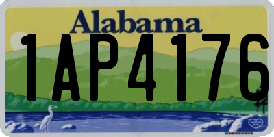 AL license plate 1AP4176