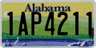 AL license plate 1AP4211