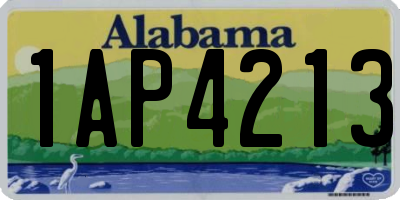 AL license plate 1AP4213