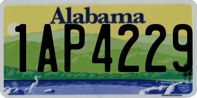 AL license plate 1AP4229