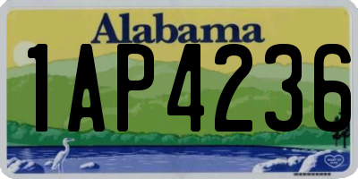 AL license plate 1AP4236