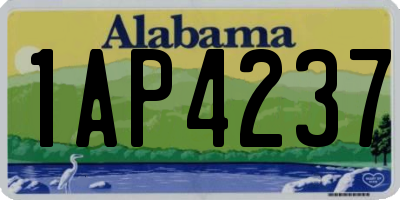 AL license plate 1AP4237