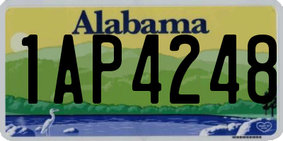 AL license plate 1AP4248