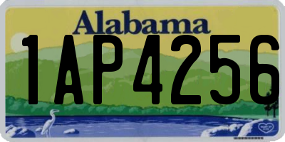 AL license plate 1AP4256