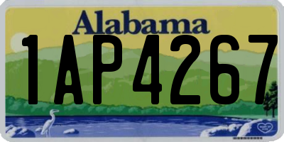 AL license plate 1AP4267