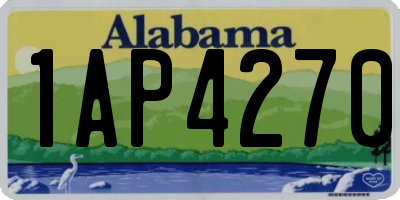 AL license plate 1AP4270