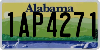 AL license plate 1AP4271