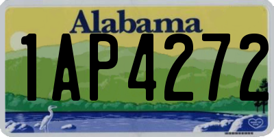 AL license plate 1AP4272