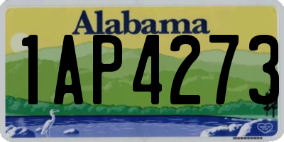AL license plate 1AP4273