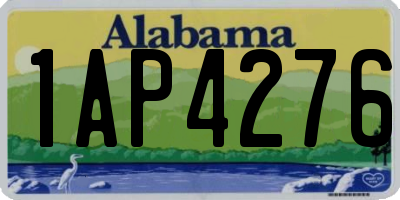 AL license plate 1AP4276