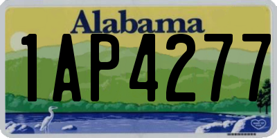 AL license plate 1AP4277