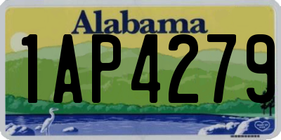 AL license plate 1AP4279