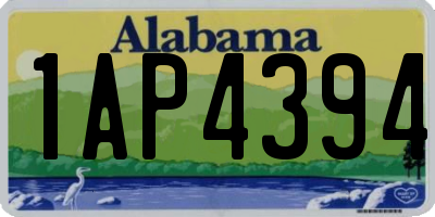 AL license plate 1AP4394