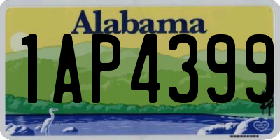 AL license plate 1AP4399