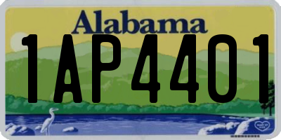 AL license plate 1AP4401