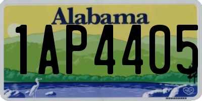 AL license plate 1AP4405