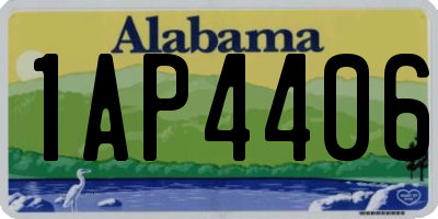 AL license plate 1AP4406
