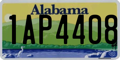 AL license plate 1AP4408