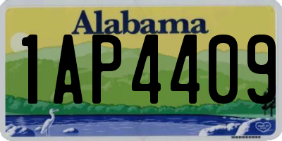 AL license plate 1AP4409