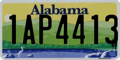 AL license plate 1AP4413