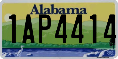 AL license plate 1AP4414