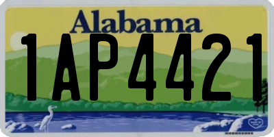 AL license plate 1AP4421