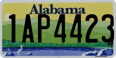 AL license plate 1AP4423